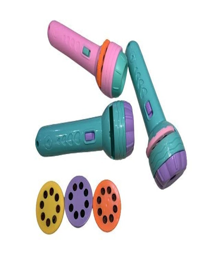 JIGSHTIAL Mini Slide Projector Flashlight Torch with 24 Pattern, Kids Projection Light Toy | Slide Flashlight Lamp Education Learning Night Light Toy - Image 1